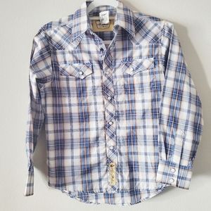 Larry Mahan boys Western shirt